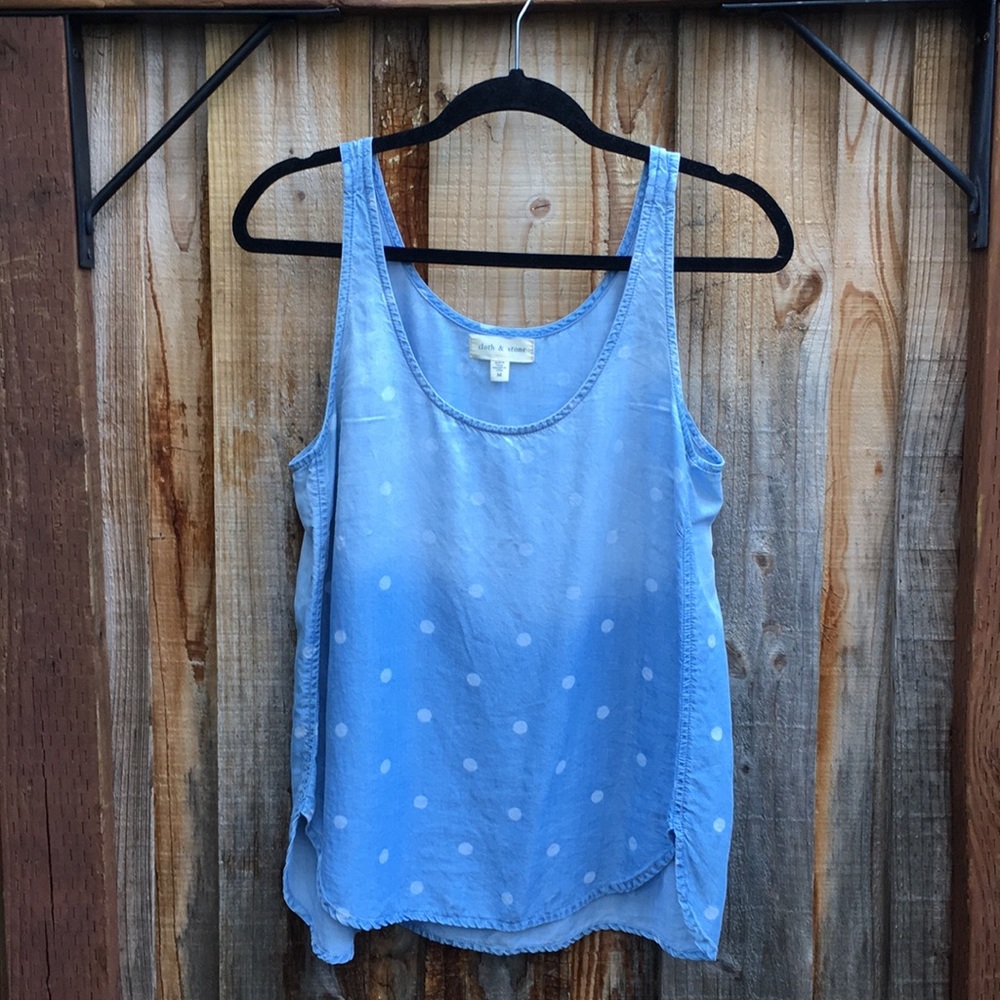 Cloth & Stone polka dot tank